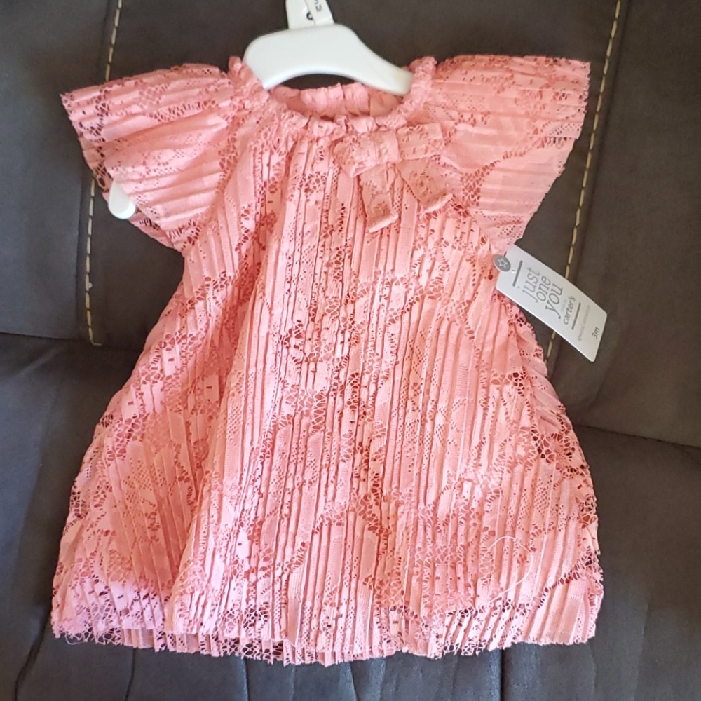 Carters baby girl dress with bloomers